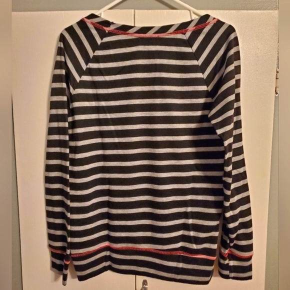 Maurices Striped Oversized Sweatshirt - Picture 4 of 5